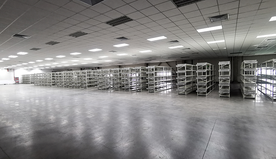 織布紗架客戶現(xiàn)場